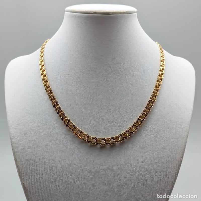 Gioielleria: Corrente Balestra Flat Cut Cable de 50 cm em ouro 18 quilates, 14,77 g