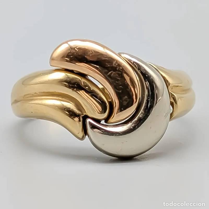 Joyeria: Anel em ouro com pedra verde 18 quilates 3,18 gramas 16mm