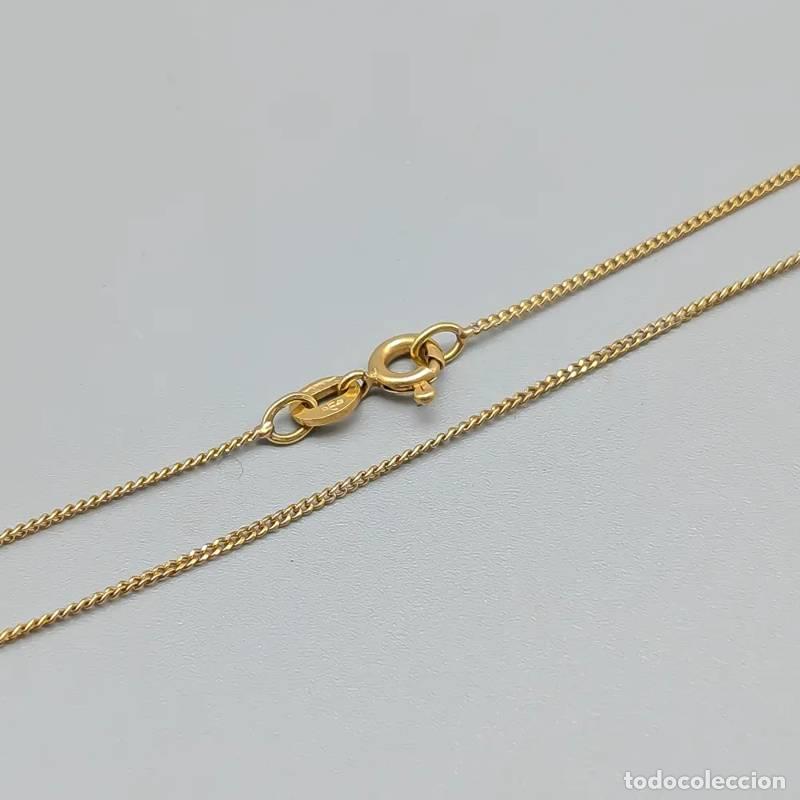 Jewelry: Corrente Curb de 41,5 cm em ouro 18 quilates, 2,67 g