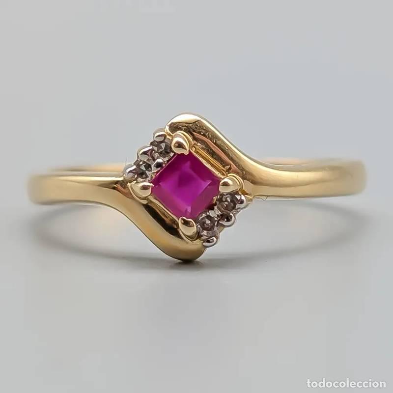 Joyeria: Anel de diamantes em ouro branco 18 quilates, 1,73 gramas, 19mm