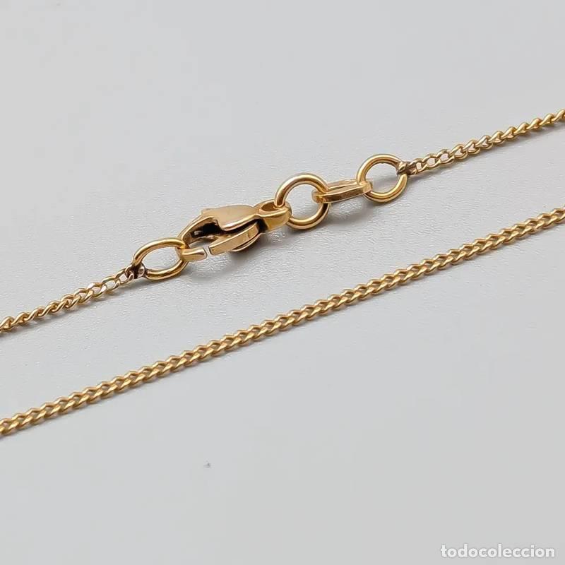 Gioielleria: Corrente Curb de 42,5 cm em ouro 18 quilates com Pingente, 5,72 g