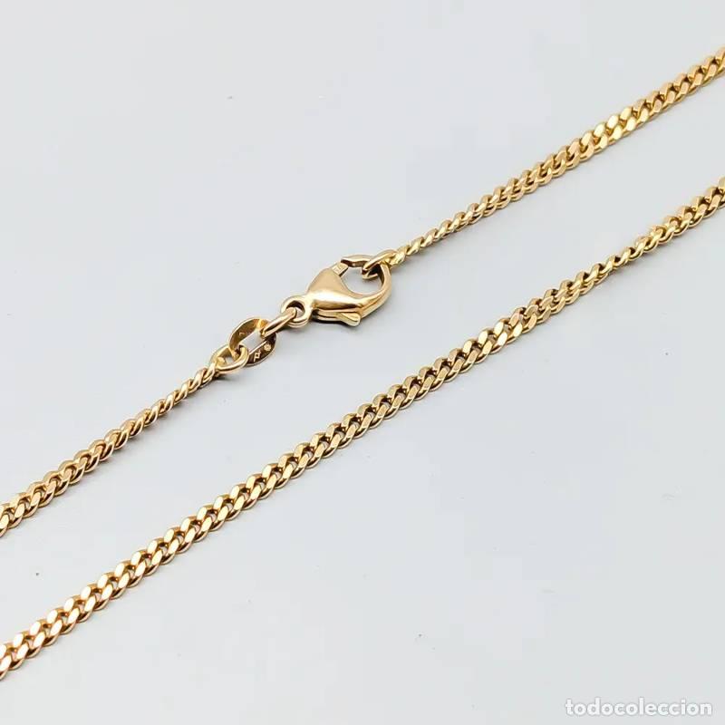 Jewelry: Corrente Curb de 45,5 cm em ouro 18 quilates, 3,58 g