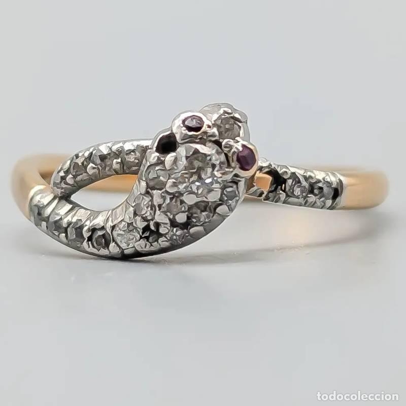 Jewelry: Anel de diamantes em ouro branco 18 quilates, 3,2 gramas, 16mm