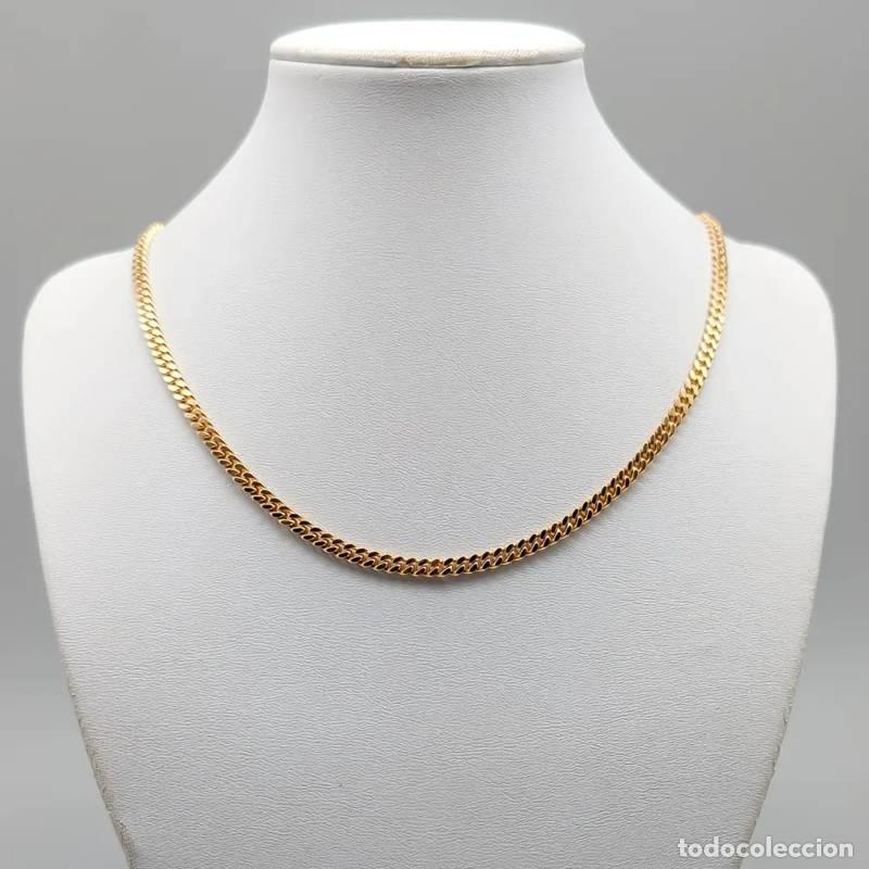 Schmuck: Corrente Curb de 18,5 cm em ouro 18 quilates, 16,36 g