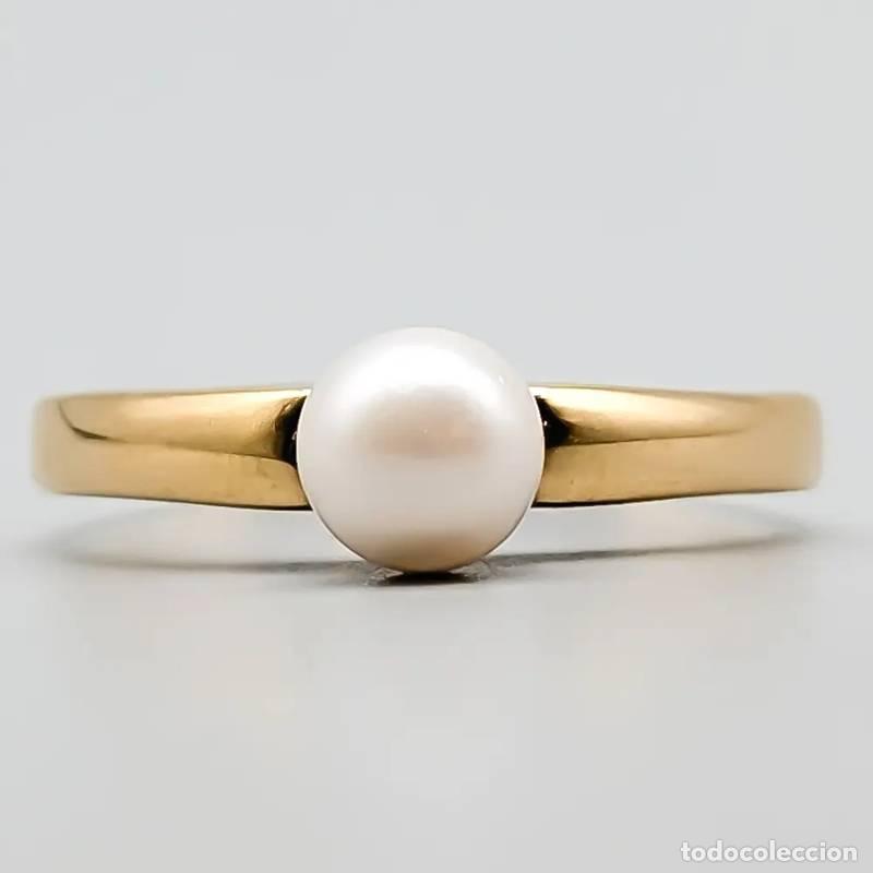 Schmuck: Anel em ouro 18 quilates com pedra branca, 3,3 gramas, 20mm