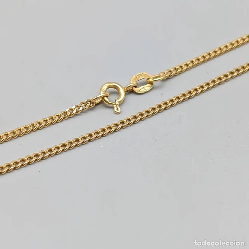Gioielleria: Corrente Curb de 45 cm em ouro 18 quilates com Pingente, 12,54 g