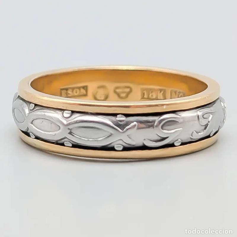 Schmuck: Anel de diamantes em ouro de 18 quilates, 11,37 g, 18 mm