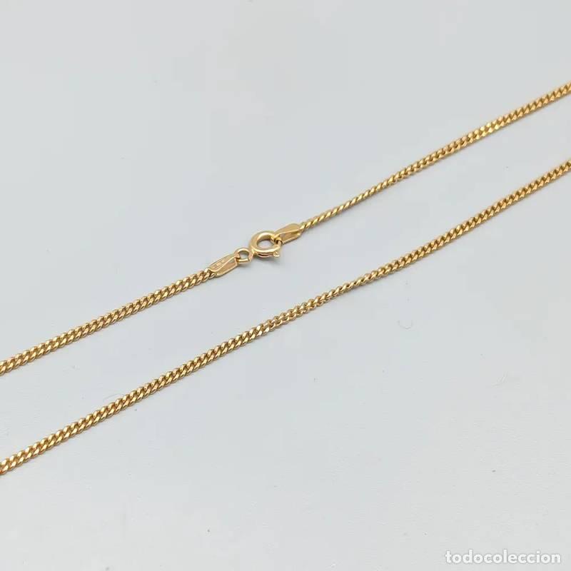 Jewelry: Corrente Curb de 50,5 cm em ouro 18 quilates, 2,09 g