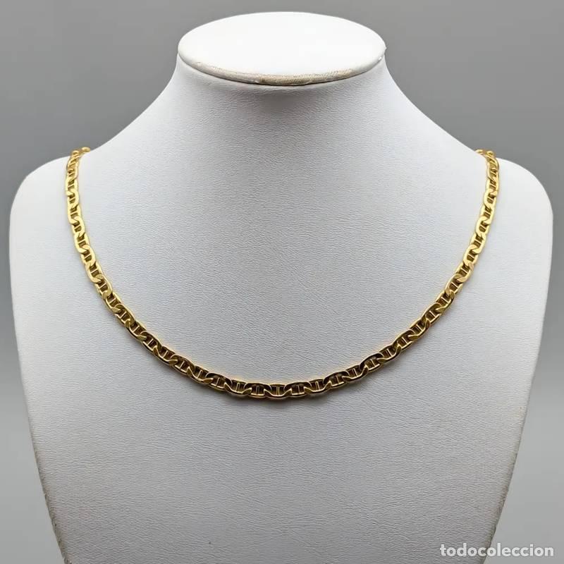 Jewelry: Corrente Curb de 51,5 cm em ouro 18 quilates, 5,09 g