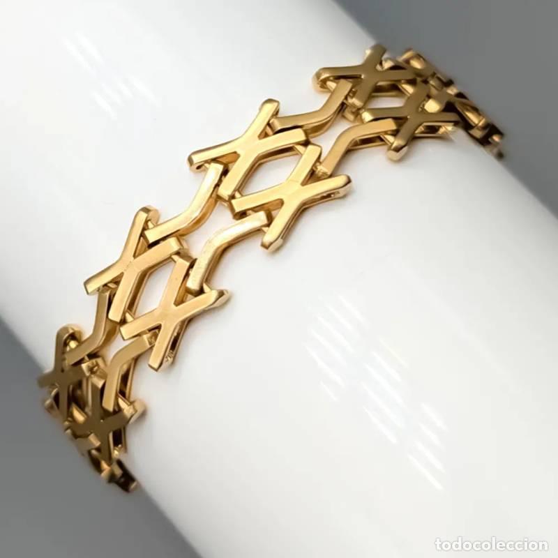 Jewelry: Corrente de elos de 39 cm em ouro branco de 18 quilates, 1,24 g