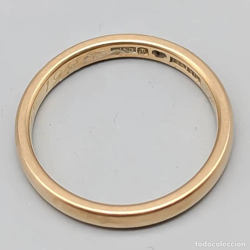 Schmuck: Anel em ouro 18 quilates com pedras vermelhas e brancas, 3,27 gramas, 19mm