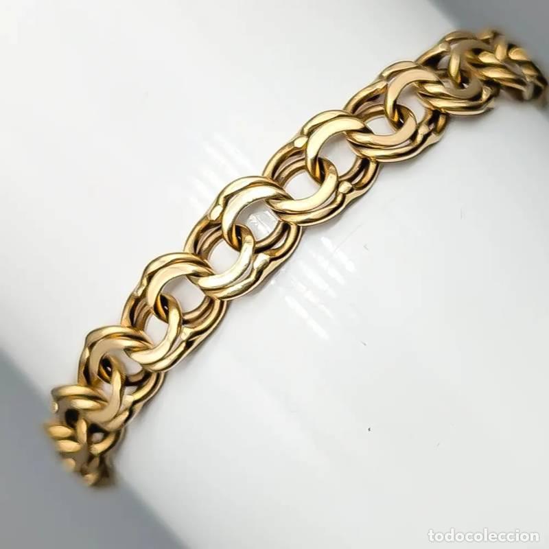 Gioielleria: Corrente Balestra Curb de 40,5 cm em ouro 18 quilates, 2 g