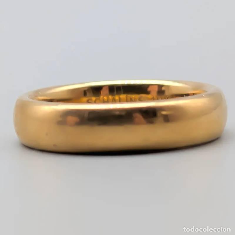 Joaillerie: Anel em ouro 18 quilates, 1,23 gramas, 17,5mm