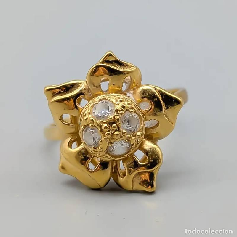 Joaillerie: Anel em ouro 18 quilates, 1,6 gramas, 18,25mm
