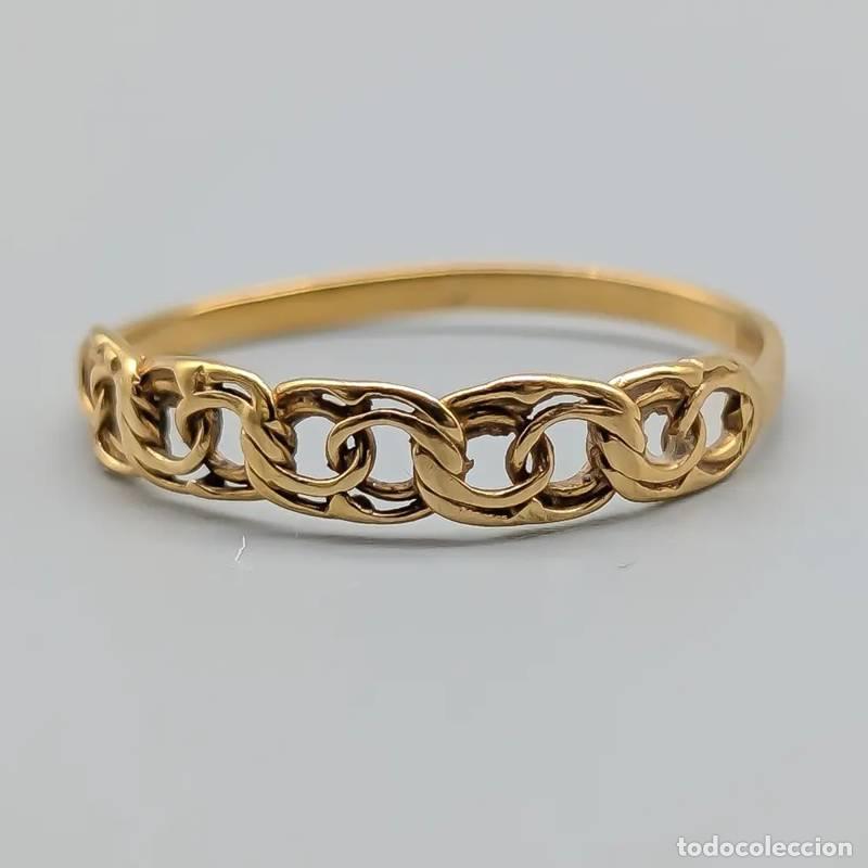 Joaillerie: Anel em ouro 18 quilates, 11,6 gramas, 20,25mm