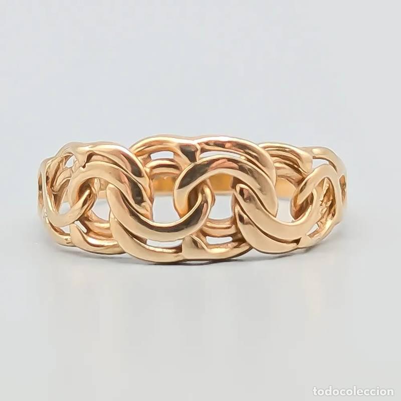 Joalharia: Anel em ouro 18 quilates, 2,03 gramas, 16,75mm