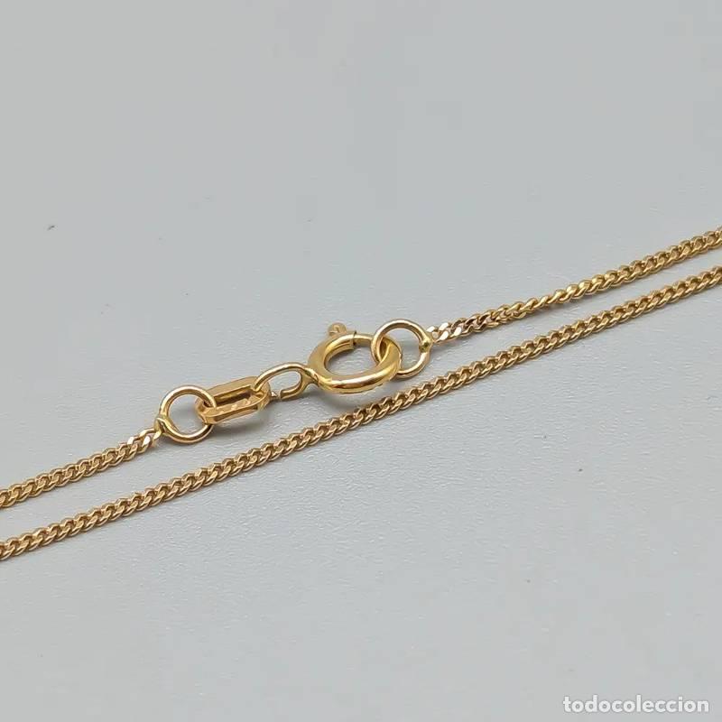 Joyeria: Corrente Box de 42,5 cm em ouro 18 quilates com Pingente Kam&eacute;, 4,55 g