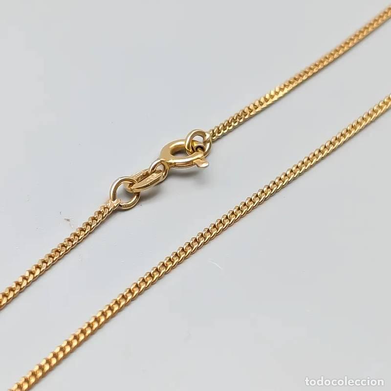 Joyeria: Corrente Curb de 21 cm em ouro 18 quilates, 3,96 g