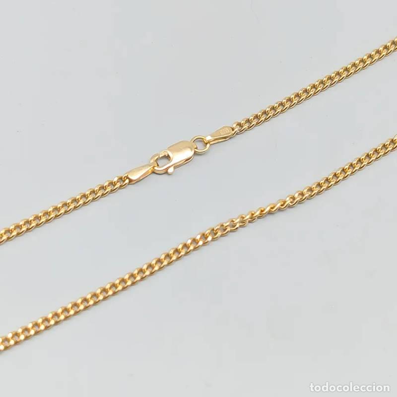 Jewelry: Corrente Curb de 42 cm em ouro 18 quilates, 8,25 g