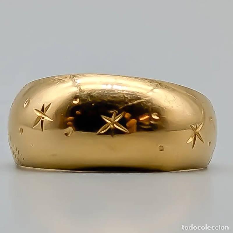 Gioielleria: Anel em ouro 18 quilates, 5,04 gramas, 19,25mm