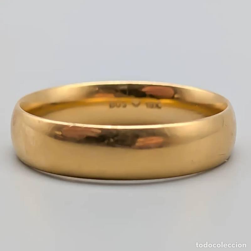 Joalharia: Anel em ouro 18 quilates, 1,25 gramas, 17,75mm