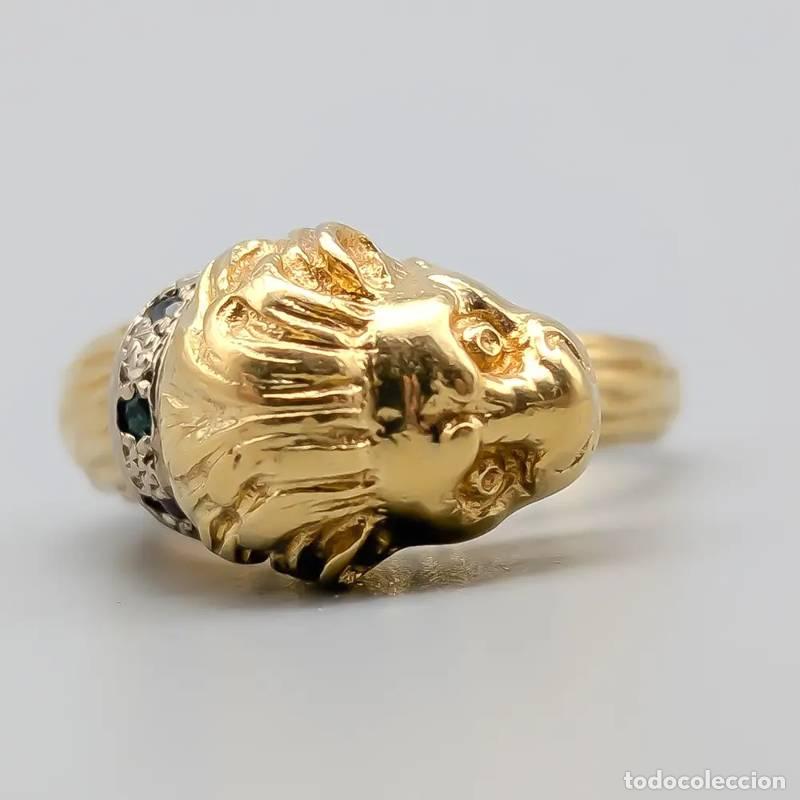 Gioielleria: Anel em ouro 18 quilates, 5,85 gramas, 17,75mm