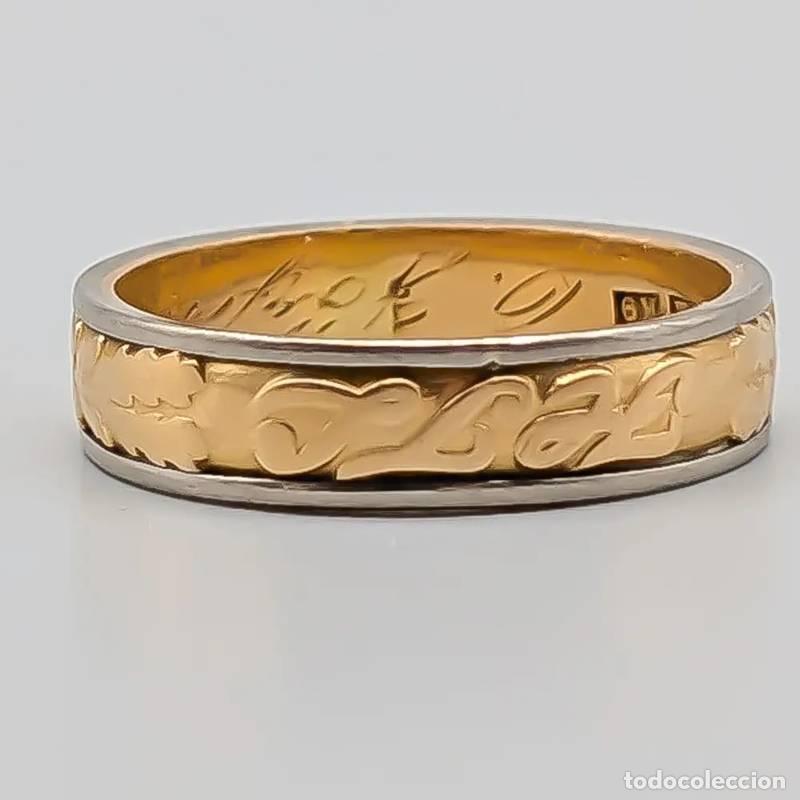 Schmuck: Anel em ouro com pedra vermelha 18 quilates 4,24 gramas 19,25mm