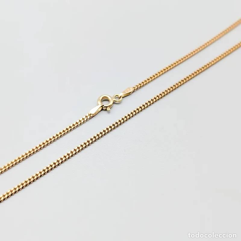 Jewelry: Corrente Curb de 45,5 cm em ouro 18 quilates, 13,7 g