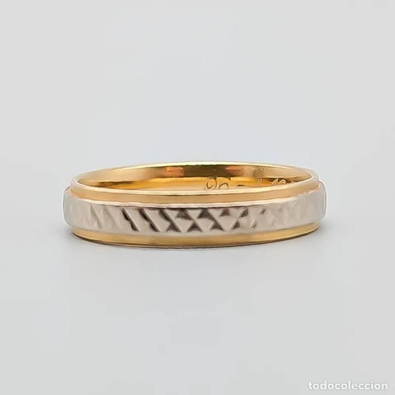 Joalharia: Anel em ouro com R&ouml;d Sten 18 quilates 1,7 gramas 15,5mm