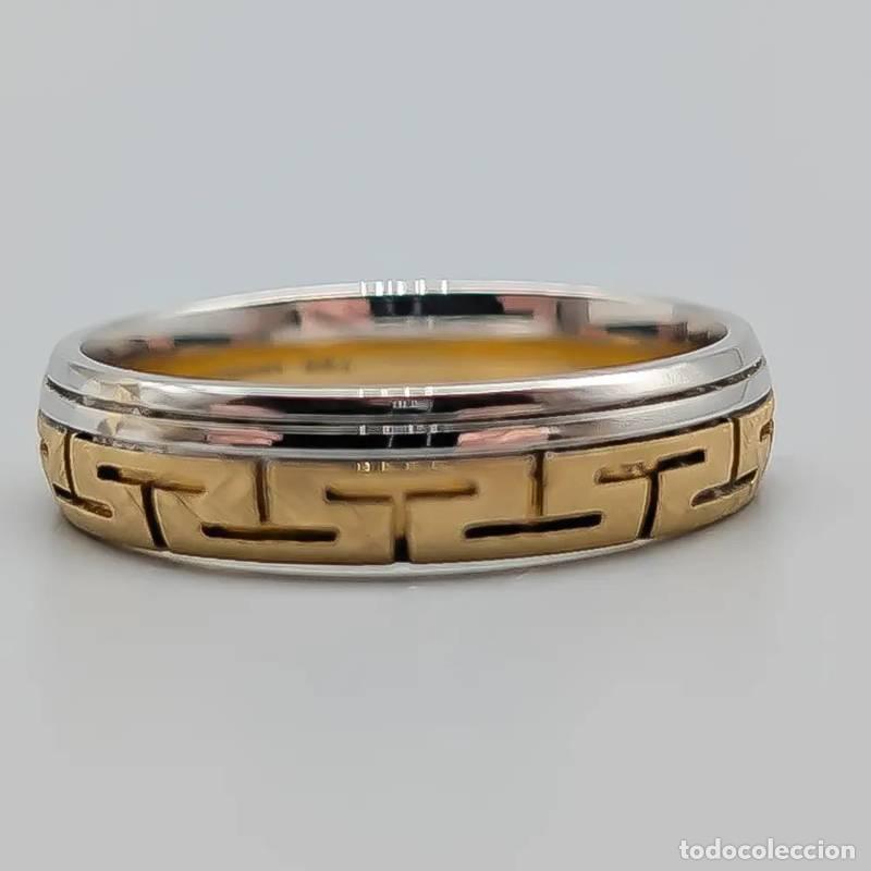 Joyeria: Anel em ouro com strass 18 quilates 1,2 gramas 20mm