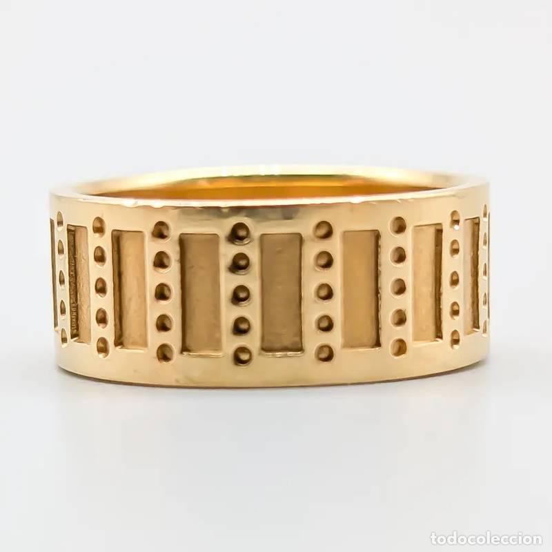 Joalharia: Anel em ouro com Vita Stenar 18 quilates 9,2 gramas 16,25mm