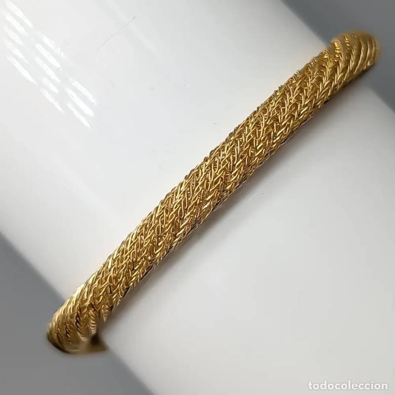 Gioielleria: Corrente de elos de 43 cm em ouro 18 quilates com ametista, 7,01 g