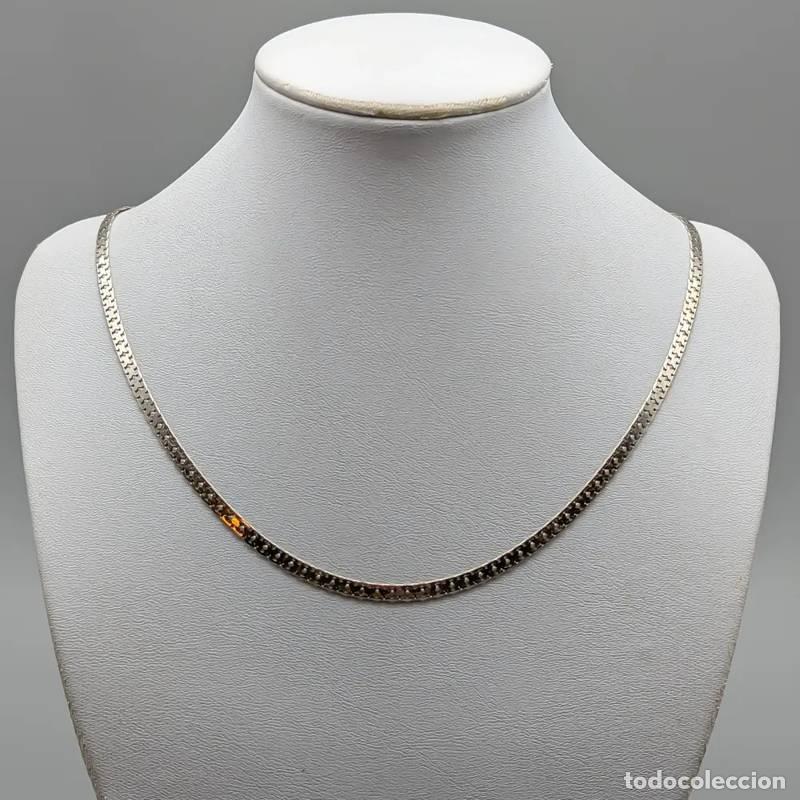 Jewelry: Corrente tipo caixa de 50 cm em ouro de 18 quilates, 3,23 g