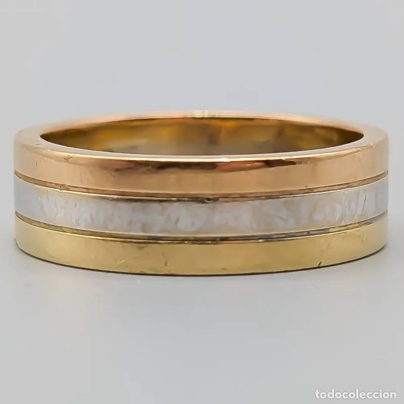 Gioielleria: Anel em ouro com pedra branca 18 quilates 5,85 gramas 16,25mm