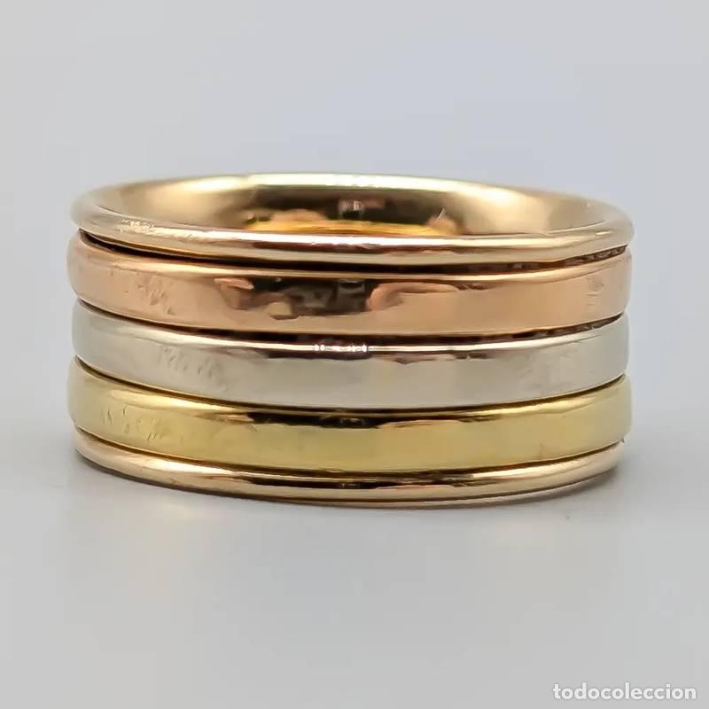 Gioielleria: Anel em ouro com pedra rosa 8 quilates, 3,54 gramas, 17mm