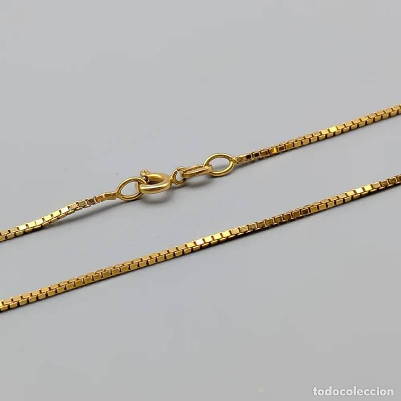 Joaillerie: Corrente Singapura de 18,5 cm em ouro de 18 quilates, 1,24 g