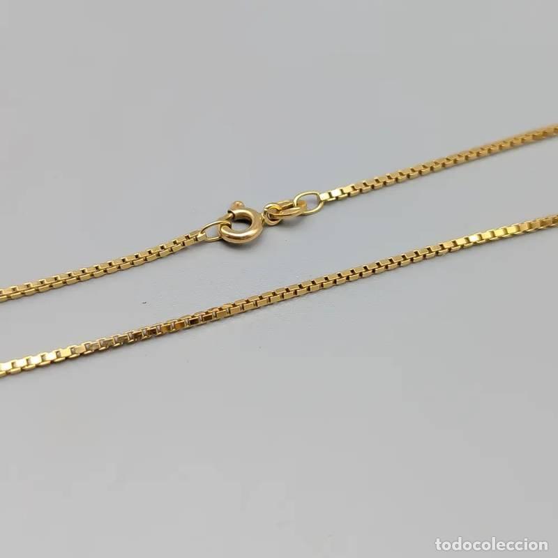 Joaillerie: Corrente Singapura de 42,5 cm em ouro de 18 quilates, 1,31 g