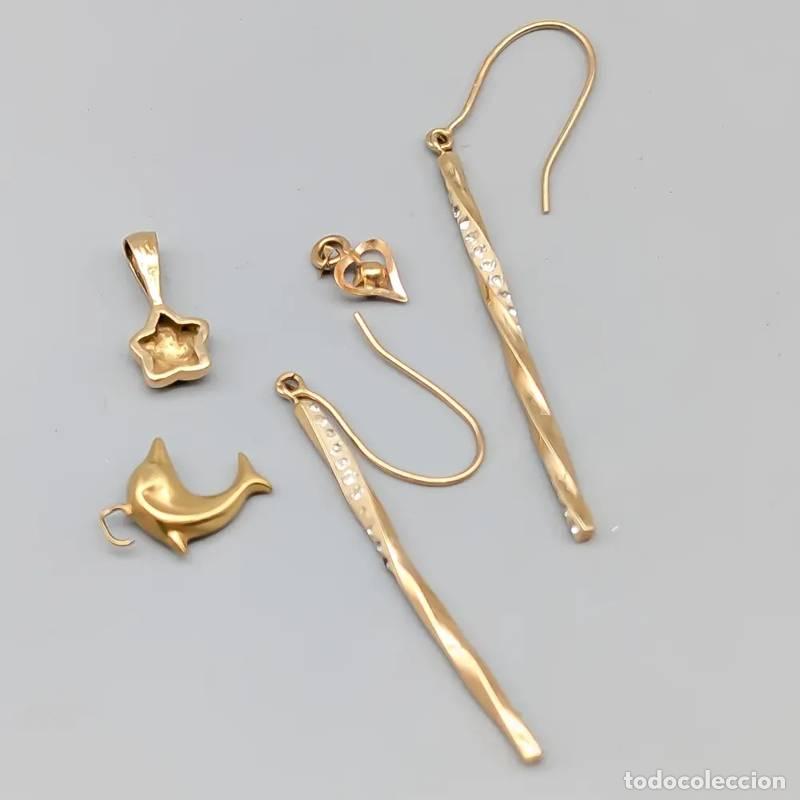 Schmuck: Lote de ouro 14 quilates 0,41 gramas