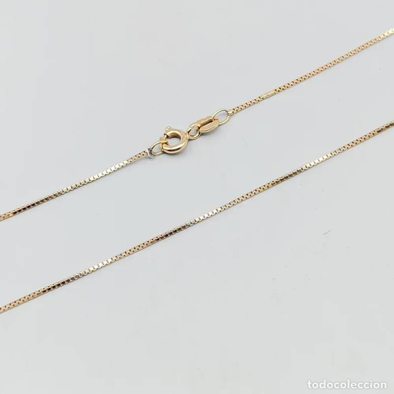Jewelry: Corrente Singapura em ouro 18 quilates, 43,5 cm, 1,34 g