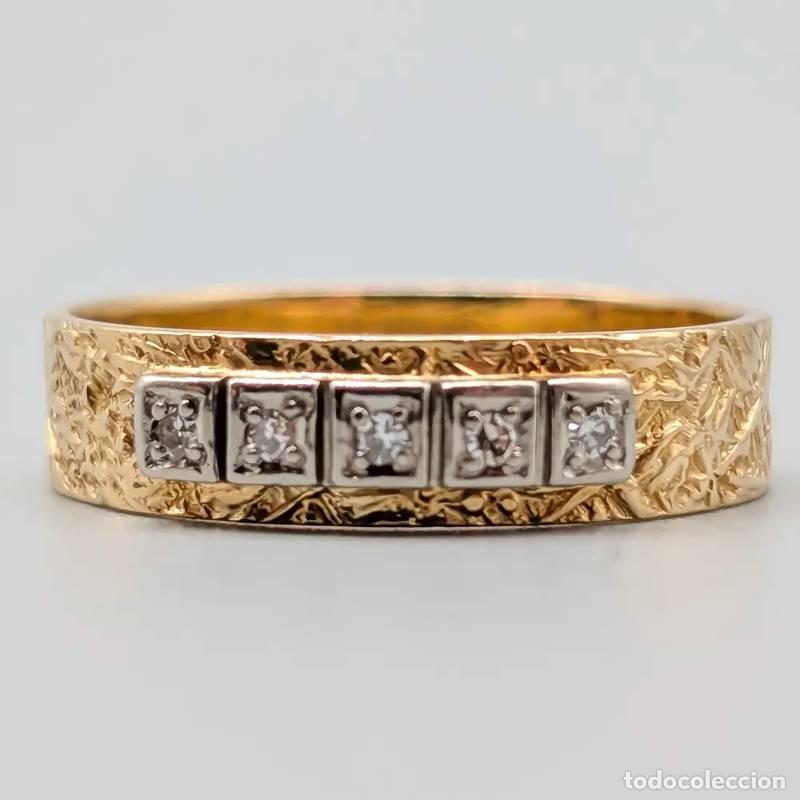 Schmuck: Anel em ouro com p&eacute;rolas de cultura 18 quilates 3,65 gramas 17,5mm