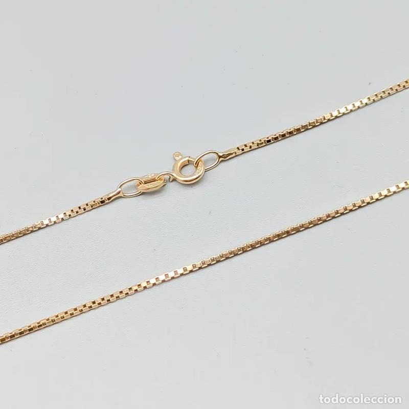 Joaillerie: Corrente tipo caixa de 37,5 cm em ouro branco com Pingente de cora&ccedil;&atilde;o cravejado de pedras brancas (1