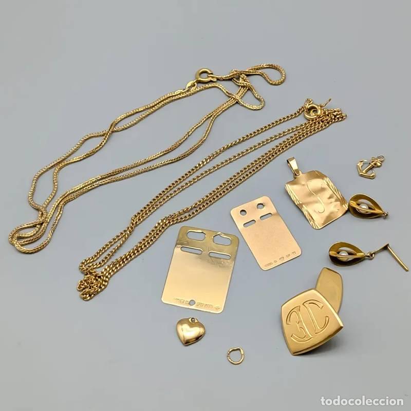 Joaillerie: Lote de ouro 18 quilates 0,15 gramas