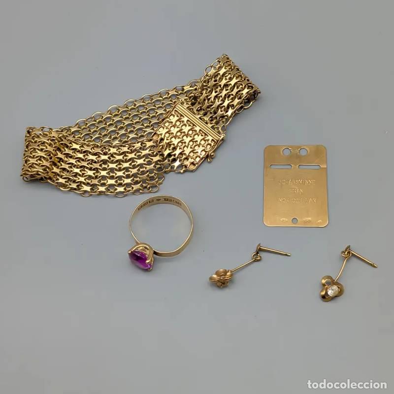 Joaillerie: Lote de ouro 18 quilates 0,39 gramas