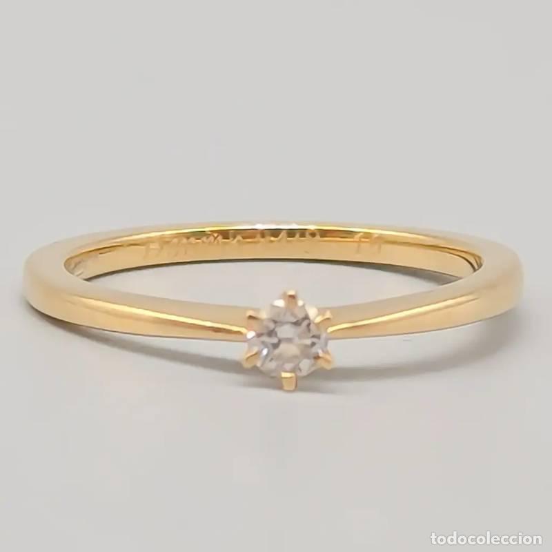 Jewelry: Anel Engelbert com diamantes em ouro multicolorido 18 quilates, 3,71 gramas, 18,25mm