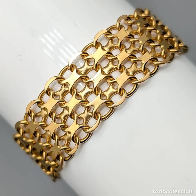 Jewelry: Corrente tipo caixa de 42,5 cm em ouro de 18 quilates, 5,19 g