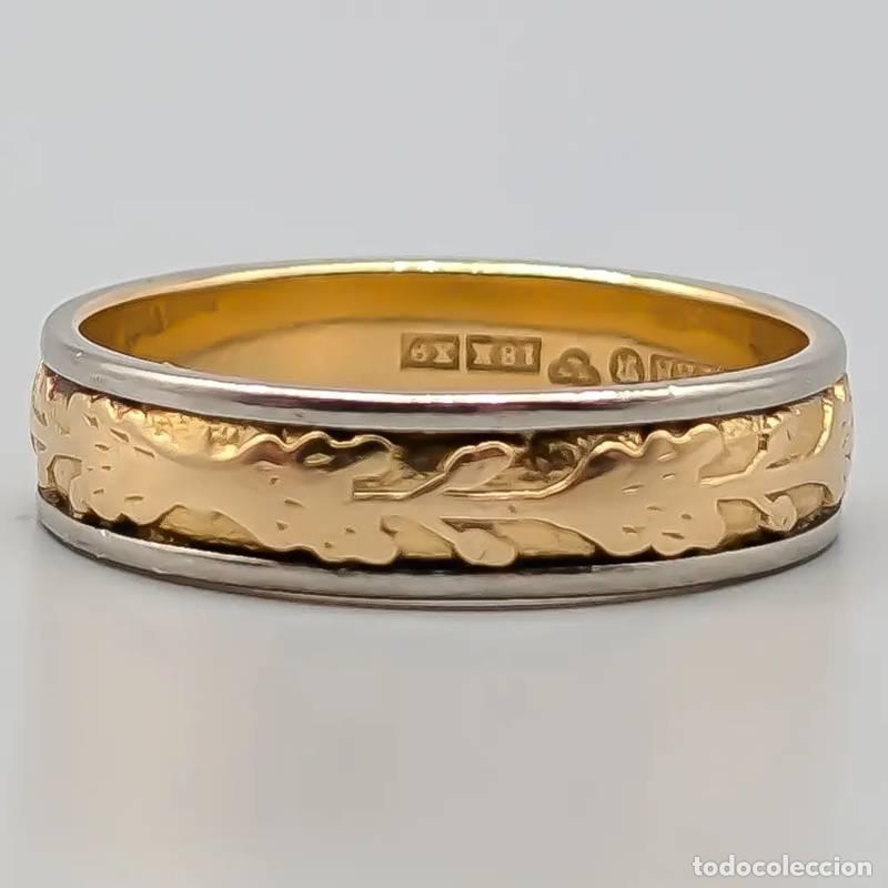 Joaillerie: Anel em ouro com Vita Stenar 18 quilates 5,2 gramas 18,25mm
