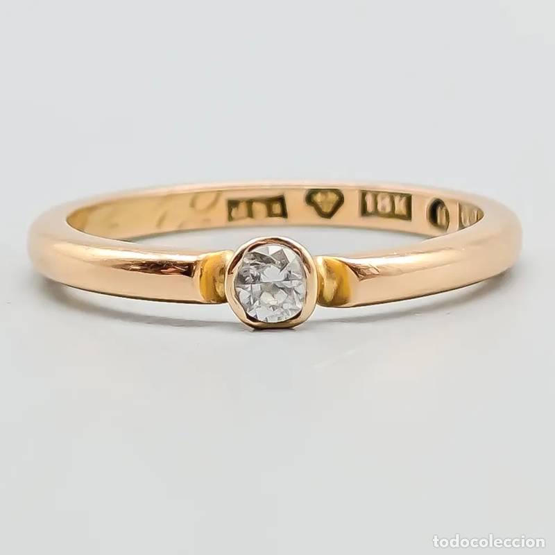 Joaillerie: Anel estampado em ouro multicolorido 18 quilates, 5,79 gramas, 20mm