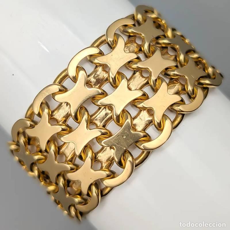 Jewelry: Corrente tipo caixa de 46,5 cm em ouro de 18 quilates com Pingente cravejado de diamantes e p&eacute;rola,