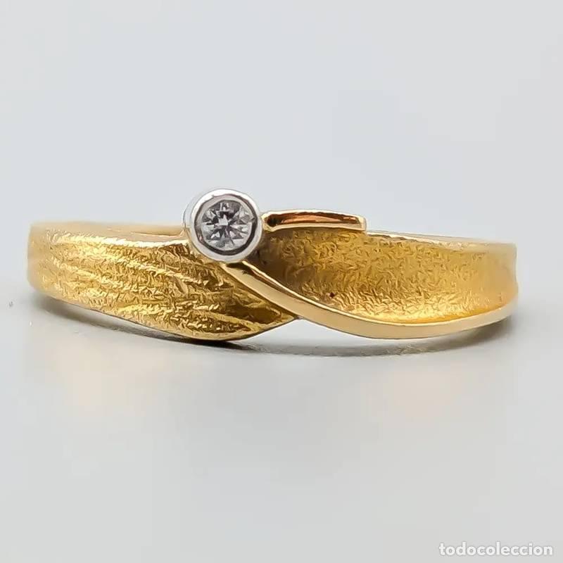 Joaillerie: Anel em ouro de 23 quilates, 1,69 g, 15,5 mm
