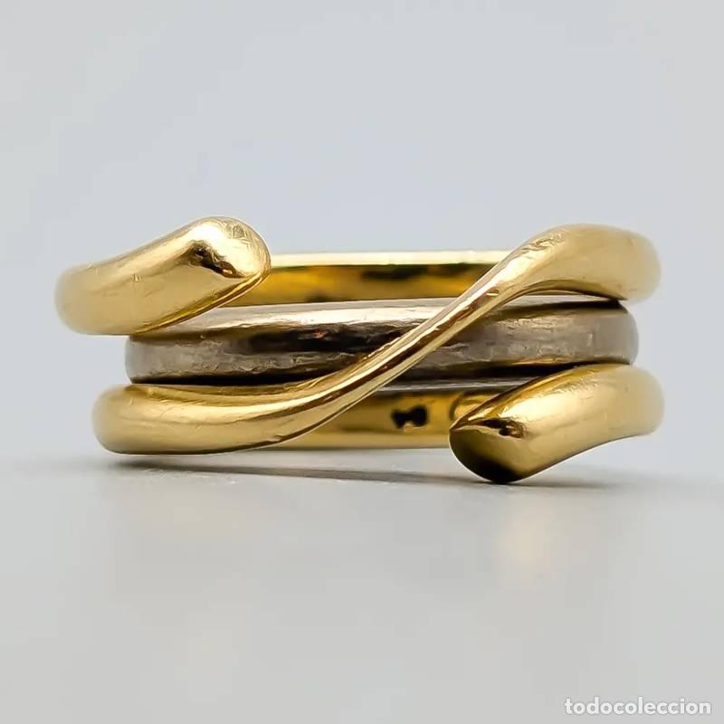 Joaillerie: Anel em ouro de 23 quilates, 4,79 g, 16,5 mm